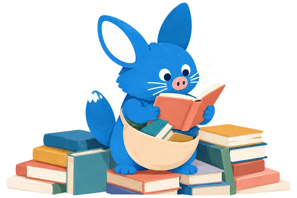 Bilby: Our little book digger.