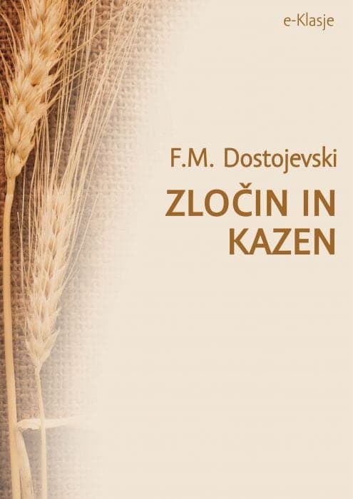 Cover of Zločin in kazen in Slovenian
