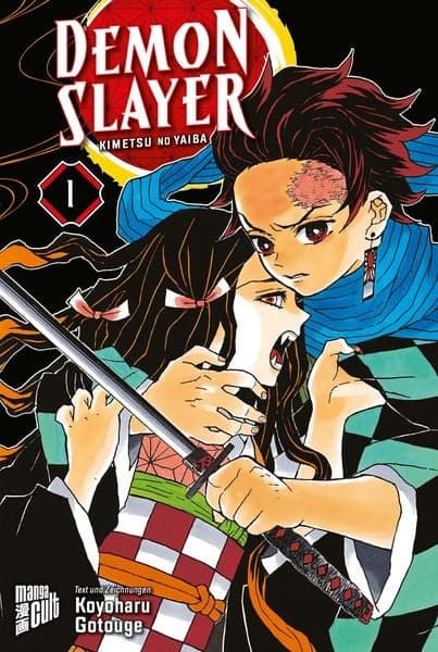 Deutsches Cover von Demon Slayer 1