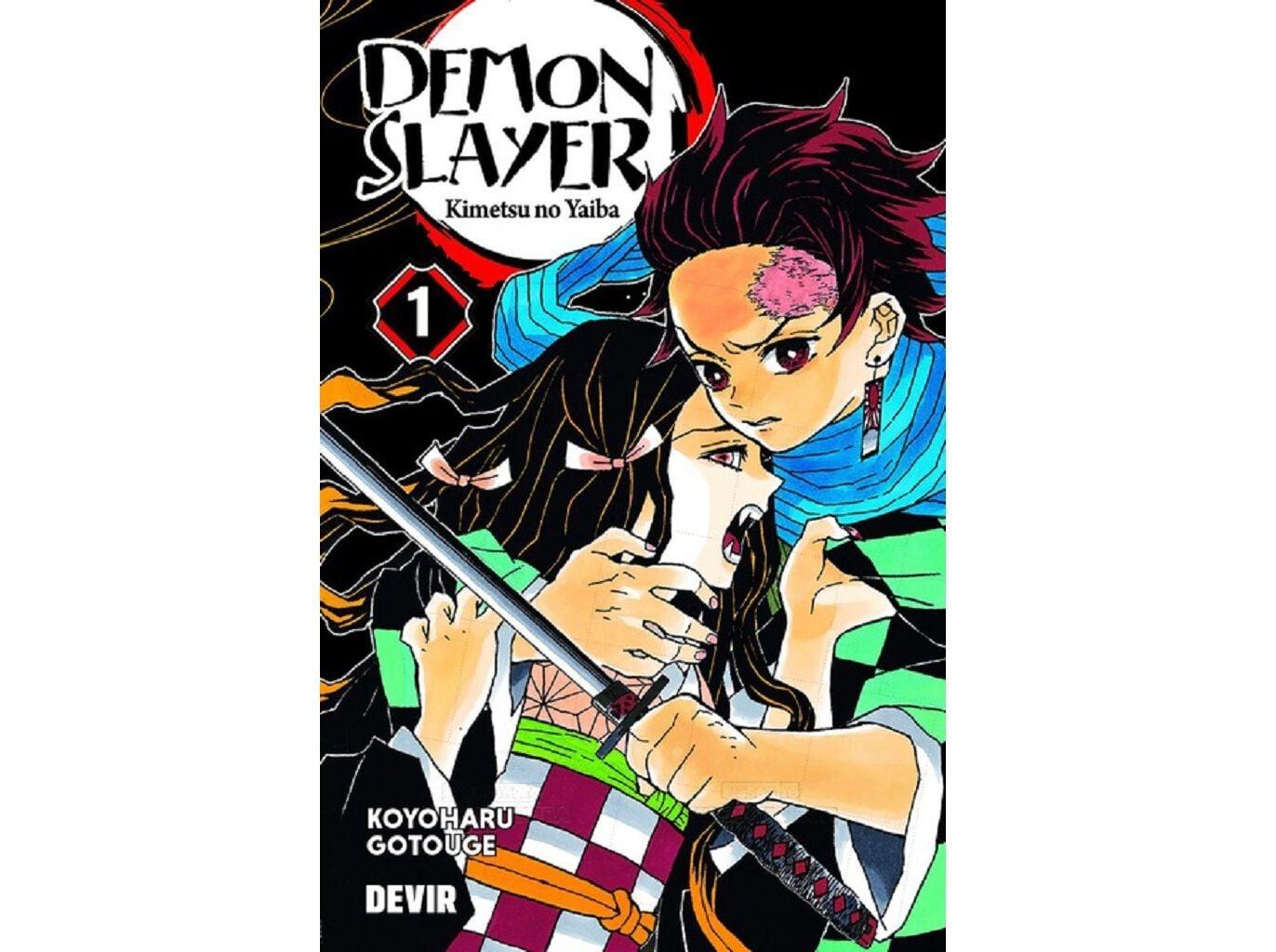 Capa da edição portuguesa de Demon Slayer N.º 1
