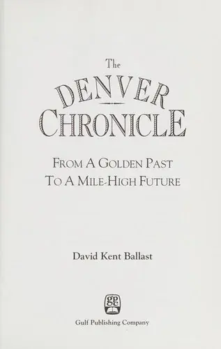 The Denver chronicle