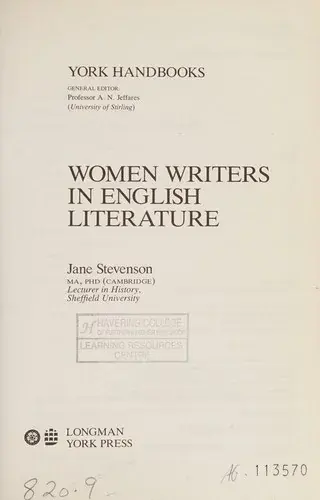 Women Writers in English Literature