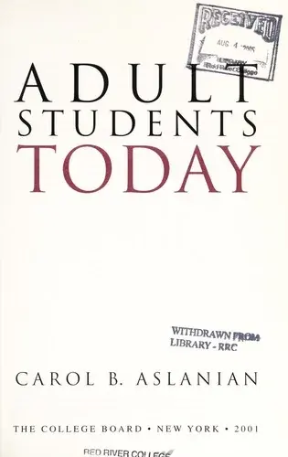 Adult Students Today