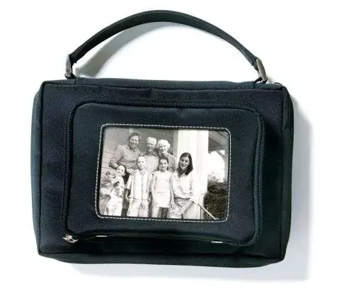 Microfiber Photo Pocket Black with Removable Album LG